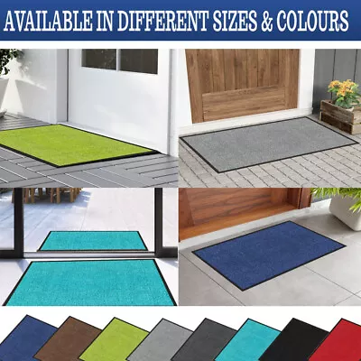 £13.88 • Buy Barrier Mat Non Slip Front Door Mat Dirt Trapper Rug Entrance Runner Carpet 