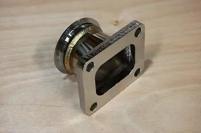$45 • Buy 2.5  Vband Adapter Flange For T4 Turbo Stainless Steel SS V Band V-Band Adaptor