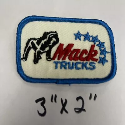 New Vintage Mack Truck Patch The Real Deal Over 25 Yes Old ￼Sew/ Iron On • $4.95