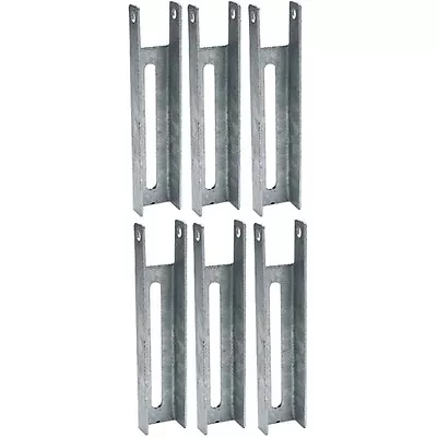 6 Pack 8 Inch Boat Trailer Hot Dipped Galvanized Adjustable Bunk Board Brackets • $69.74