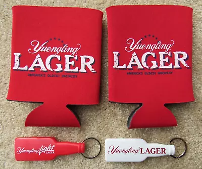 Yuengling Lager Beer 2 Bottle Openers & 2 Coozies Koozie Lot BRAND NEW PA Light • $9.99