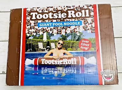 Giant Tootsie Roll Pool Noodle Float- Over 5 Feet Long! BigMouth Inc. • $65.39