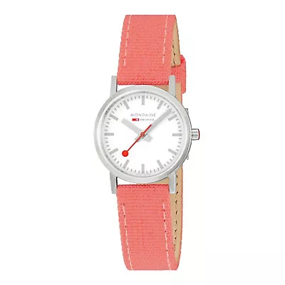 Swiss Made Mondaine Classic Elegant 1 3/16in Textile Watch A658.30323.17SBP • $238.53