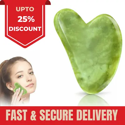 £2.99 • Buy Jade Gua Sha Board Body Facial Massage Natural Scraping Tool Medicine Chinese UK