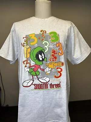 Vintage Marvin The Martian 90s Looney Tunes Single Stitch USA T-Shirt Size Large • $54.99
