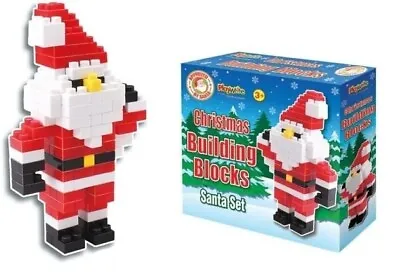 Father Christmas Figure Christmas Building Blocks Set Santa Stocking Filler 135p • £3.86