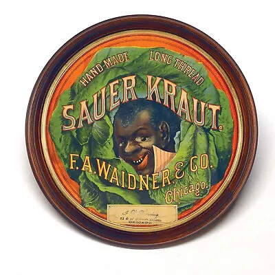 Sauerkraut F.A. Waidner & Company Chicago Advertising Pocket Mirror • $15