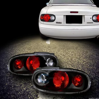 For 90-97 Miata MX-5 Black Altezza Tail Lights Rear Stop Brake Signal Lamps Ks • $108.95