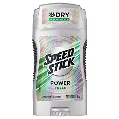 Speed Stick Power Antiperspirant Deodorant For Men Fresh - 3 Ounce (Pack Of 6) • $37.29