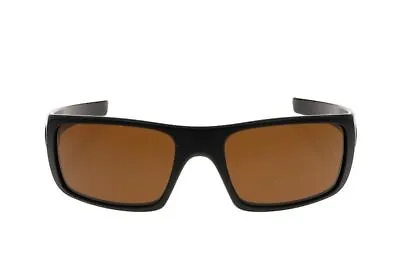 Oakley 181219 Mens Crankshaft Rectangular Sunglasses Black/Bronze Size 60-19-132 • $118.15