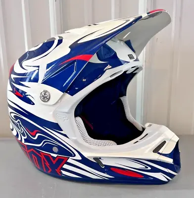 Fox Racing V3 Pilot Helmet XXL 2006 Vintage Motocross MX Stewart Carmichael • $349.95