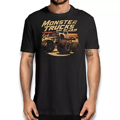 Monster Trucks Are My Jam T-shirt - Cars Sports Novelty Graphic Tee • $23.99