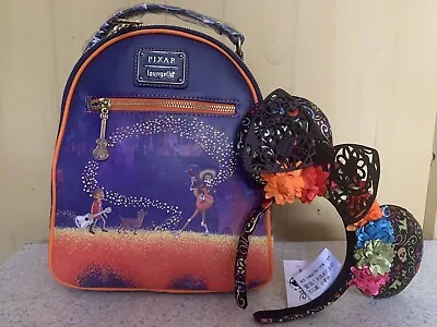 Loungefly Disney Pixar Coco Marigold Bridge Mini Backpack With Ears • $170.83