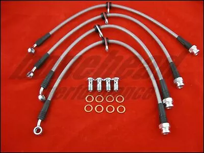 Techna-Fit Stainless Steel Braided Brake Lines 2004-2008 Acura TL Base • $109.99