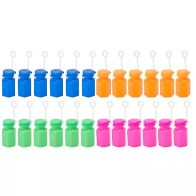 24pack MINI BUBBLE BOTTLES COLOURFUL KIDS BIRTHDAY PARTY SUPPLIES FAVOURS* • $7.20