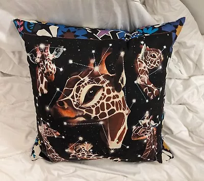 Ikea Stunsig Giraffe And Stars Double Sided Cushion (Cover And Cushion) • £15.99