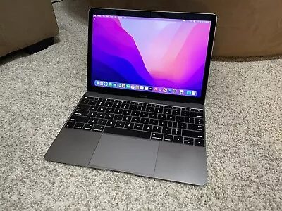 MacBook (Retina 12-inch Early 2016) 1.3 GHz M7 8GB RAM 500 HD Monterey 12 • $198