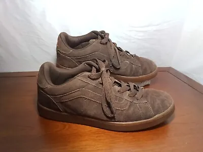 Vans Skateboard Shoes Men's Sz 11 M Brown Suede Leather REIGER • $89