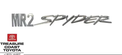 New Oem Toyota Mr2 Spyder 2000-2005 Mr2 Spyder Rear Emblem  • $42.99