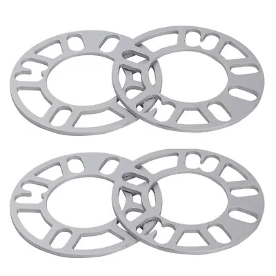 $24.29 • Buy 4PC Universal 4/5 Lug Wheel Spacers 5mm Thick 5x114.3 5x120 5x110 4x100 4x110