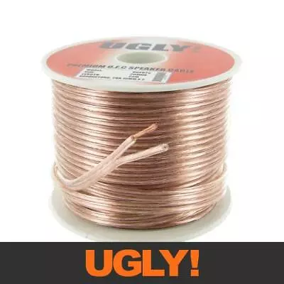 25m 20AWG UGLY Speaker Cable OFC 20 Gauge AWG 28x0.15mm Strand • $22