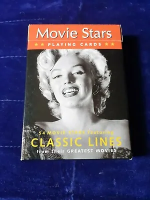 Piatnik Playing Cards Movie Stars Single Deck Marilyn Monroe 2002 Praha • $49.99