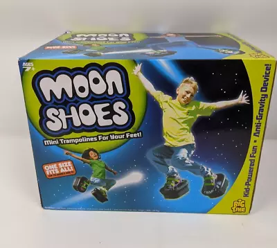 Moon Shoes Bouncy Shoes Mini Trampolines For Your Feet One Size Black New • $36.99