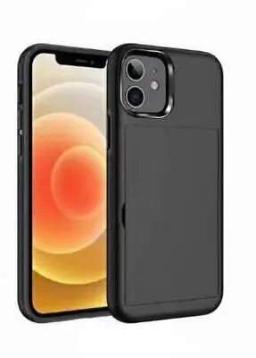 $12.95 • Buy Soft Feeling Heavy Duty Cover With Card Holder For IPhone11 / 11 Pro / 12