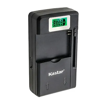 Kastar Universal Battery Charger USB-Port LCD Indicator Screen For Mobile Camera • $6.99