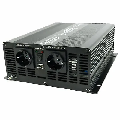 Voltage Converter 24V 2500 5000 Watt Inverter Inverter 230V Transformer • £142.97