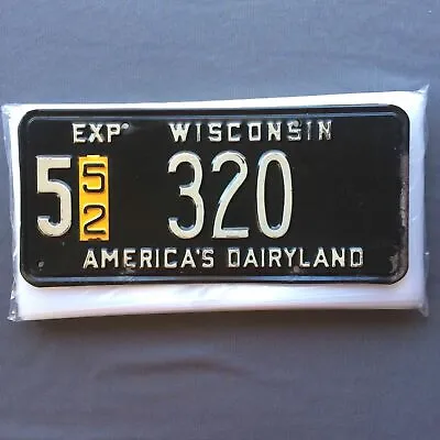 License Plate Sleeves 7x 14in 4 Mil Thick Poly Bags Vtg Car Tag Storage Protect • $20.50