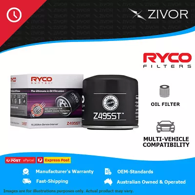 RYCO Syntec Oil Filter For SUBARU IMPREZA WRX G1 GC/GF/GM STI 2.0L EJ207 Z495ST • $37.62