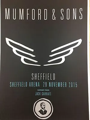 Mumford & Sons - 2015 Poster Sheffield England UK Sheffield Arena • $72.45