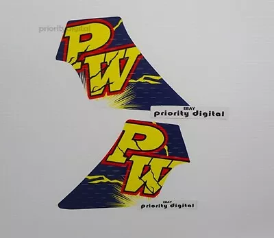 1996 Yamaha PW50 Tank Decals 96' Graphics Stickers Minibike Perforated Dirtbike • $18.99