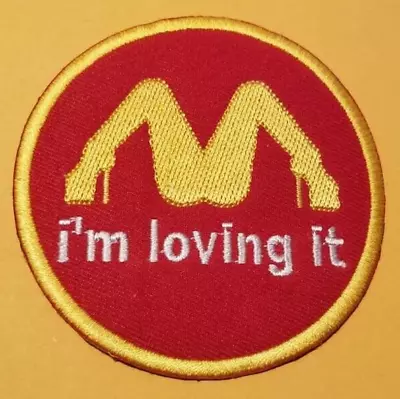 McDonalds Golden Arches Embroidered Patch Approx. 3.25  Worldwide Shipping • $7.64