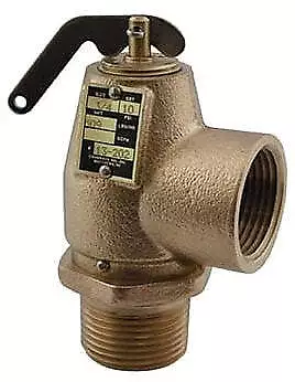 Conbraco 13213B15 - 1-1/4 X 1-1/2 15 Psi Relief Valve For Steam 1200 • $156.52