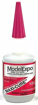 Model Expo MAXI CURE™ EXTRA THICK CA GLUE1/2 Oz. • $6.99