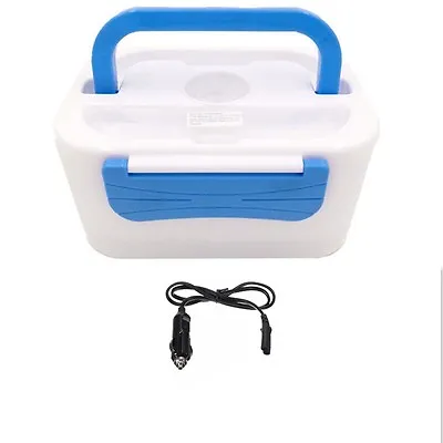 Blue 12V Portable Electric Lunch Heated Compact Bento Box Food Warmer Car Truck • £13.95