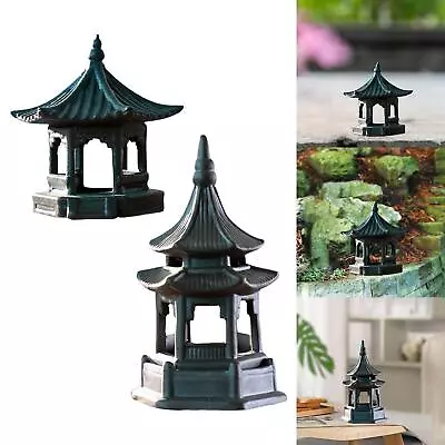 Miniature Japanese Pagoda Lantern Mini Statue Garden Meditation Ornaments For • $25.80