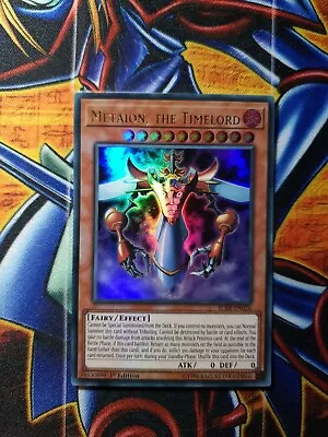 BLRR-EN026  METAION THE TIMELORD  Ultra Rare  1st Edition  YuGiOh Card • $2.36