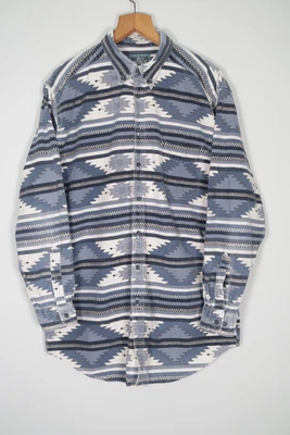 £44 • Buy Mens Vintage Woolrich Aztec Flannel Western Style Shirt Size XL