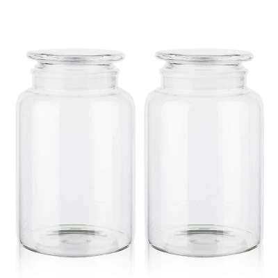 $44.50 • Buy 131Oz Glass Storage Container Pantry Organization Glass Jar For Spagetti 2PCS