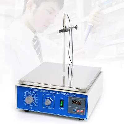 10L Thermostatic Magnetic Stirrer Digital Heating Lab Mixer Hot Plate RT-100° US • $176