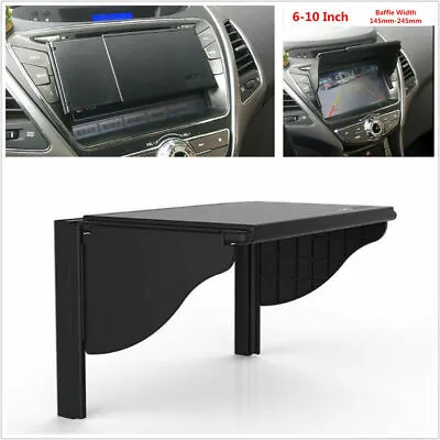 Adjustable 6-10'' Car GPS Navigation Stereo Radio Cover Hood Sun Visor Sunshade • $9.99