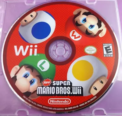 New Super Mario Bros. Wii (Nintendo Wii 2009) *Disc Only* Tested & Cleaned! • $24.99