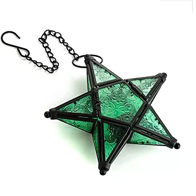 Star Hanging Decor Decorative Lantern Candle Holder Morrocan Decorations For ... • $30.70