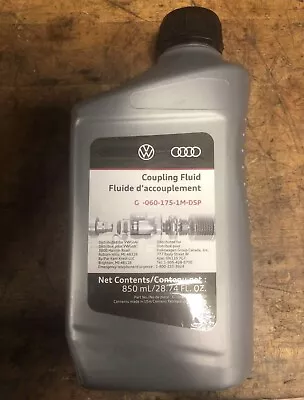Audi VW Haldex Fluid - Genuine Audi VW G0601751MDSP  850ml • $35
