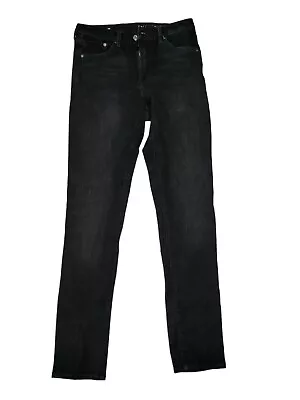 NWT H&M &Denim 360 Shaping Skinny High Waist Jeans Size 30x32 Black  • $17.99