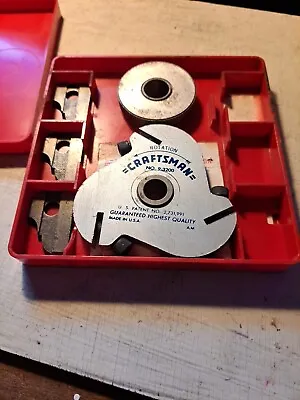 Craftsman Bench /radial Saw Molding Head With 3 Matched Cutter Blades  #9-3200 • $19.99