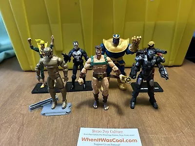 Marvel Universe 3.75 Lot Action Figures Thanos Iron Fist War Machine Marvel  • $20